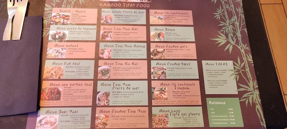 Bamboo Thaï Food - Menu Image 2